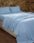 Flat Flannel Solid Bed Sheet Piraiki Patraiki