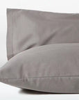 Set of 2pcs Flannel Solid Pillowcases Peiraiki Patraiki