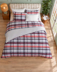 Duvet cover Aegean Paradise Plaid 100% cotton
