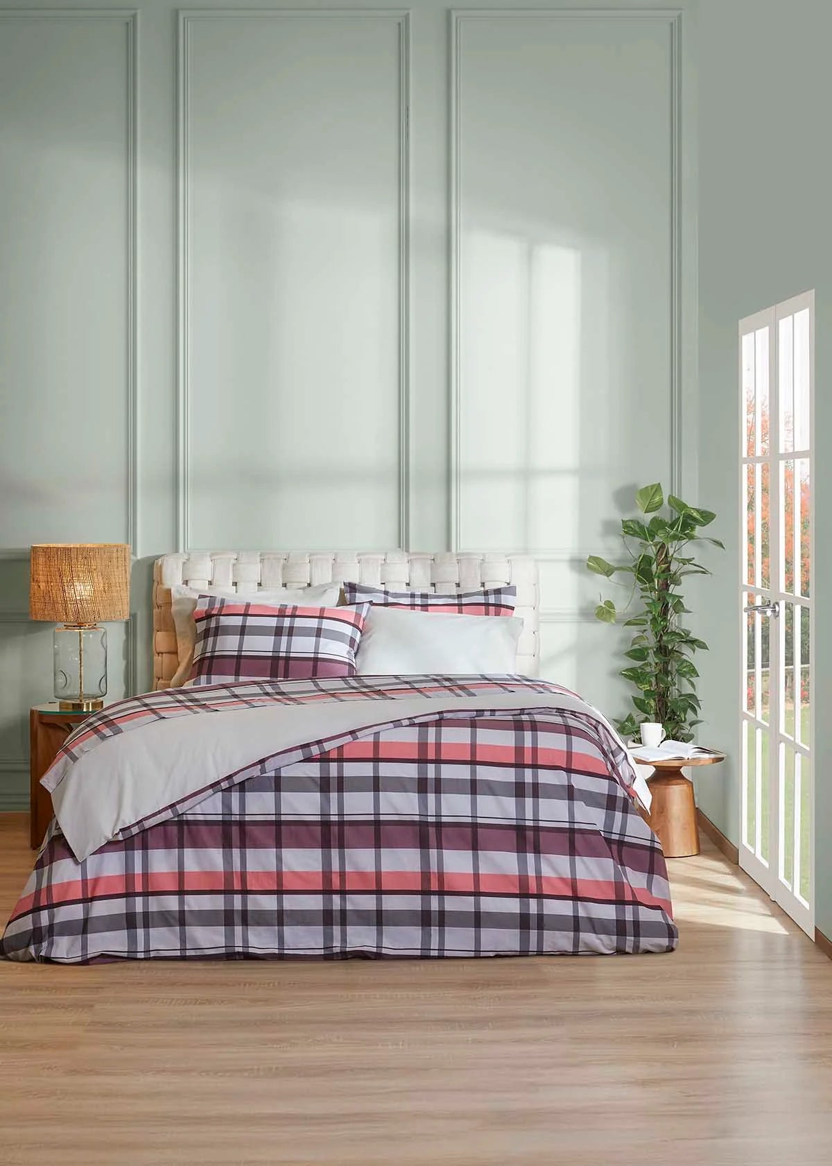 Duvet cover Aegean Paradise Plaid 100% cotton