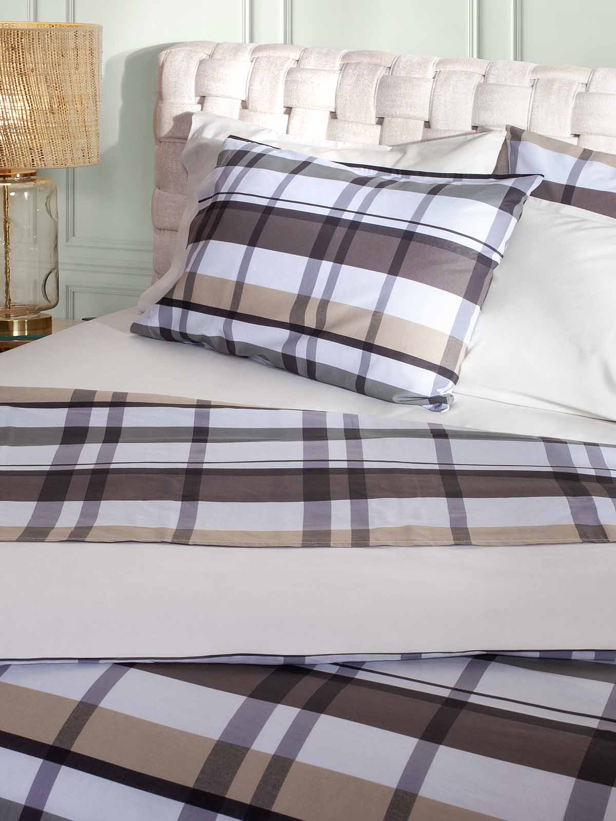 Duvet cover Aegean Paradise Plaid 100% cotton