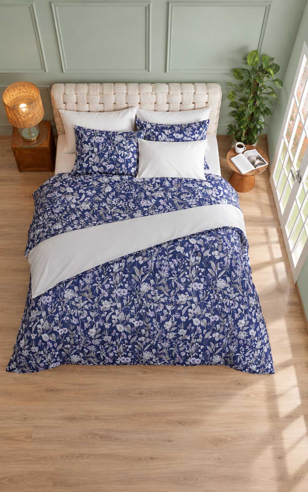 Duvet cover Aegean Paradise Floral 100% cotton