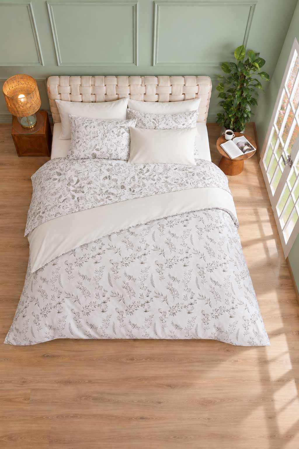 Duvet cover set Aegean Paradise Jasmine 100% cotton