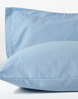 Set of 2pcs Flannel Solid Pillowcases Peiraiki Patraiki