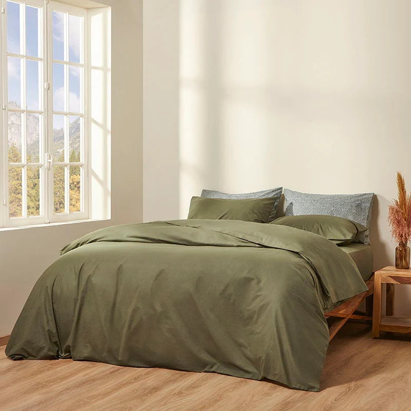 Cannon Cotton Fresh Solid Bed Sheet Set
