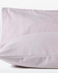 Set of 2pcs Flannel Solid Pillowcases Peiraiki Patraiki